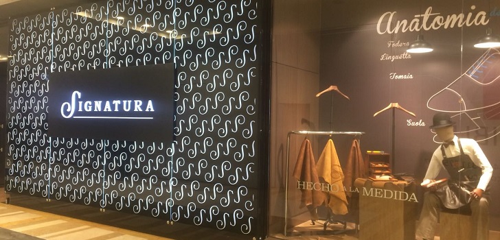 Tienda de Signatura, propiedad de Arturo Calle Arturo Calle se acerca al lujo y lanza su cuarta cadena: Signatura